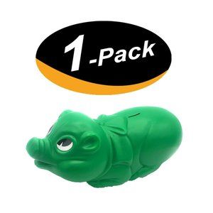 11" Plastic Piggy Banks Tuff Pigs Green Only